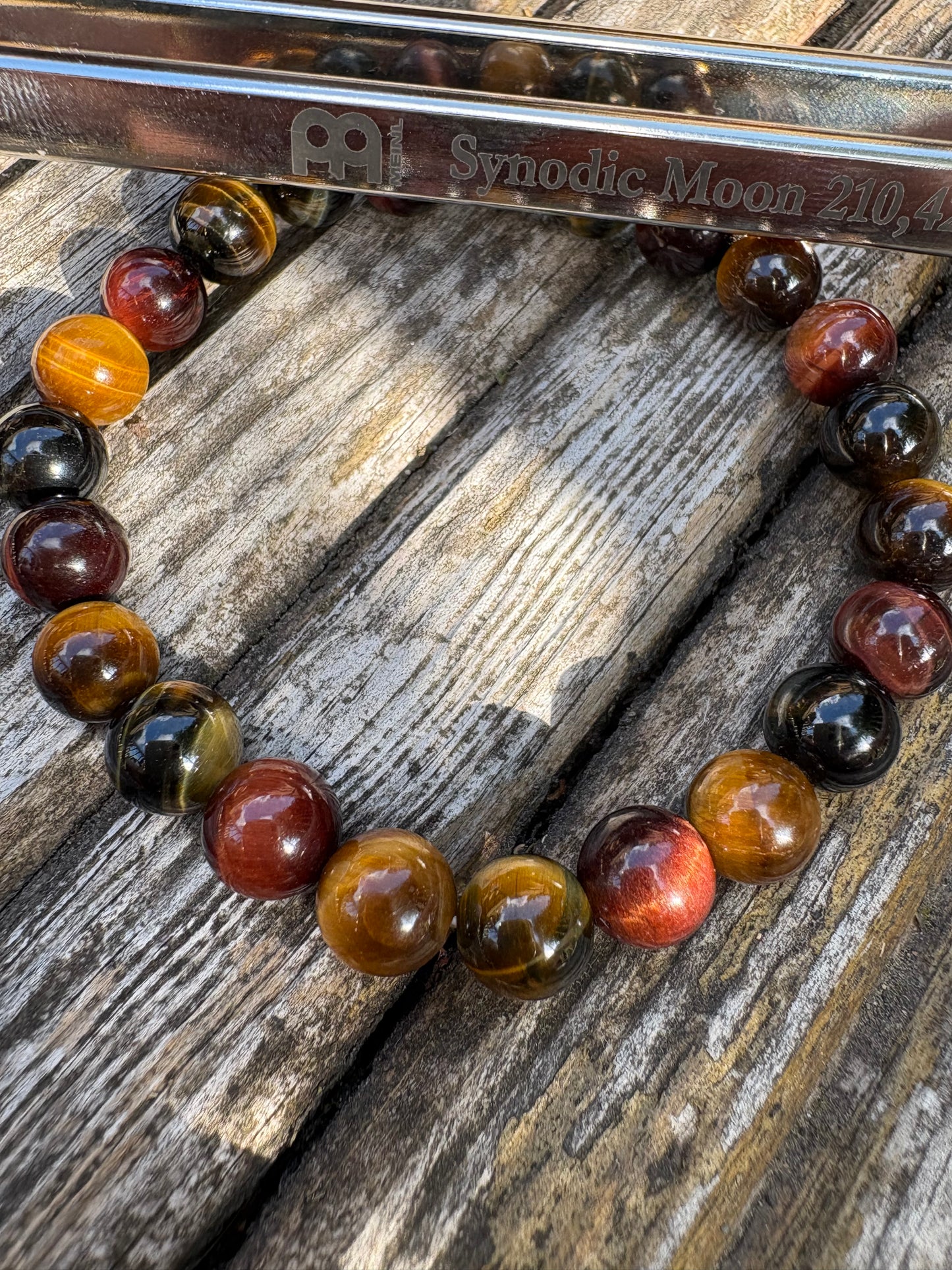 Triple Tigers eye bracelet