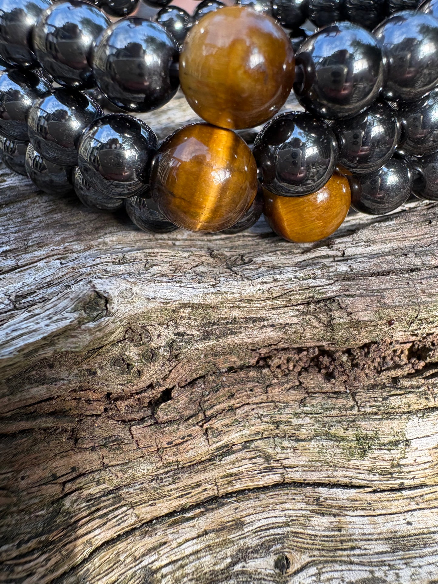 Magnetic Hematite and Tigers eye