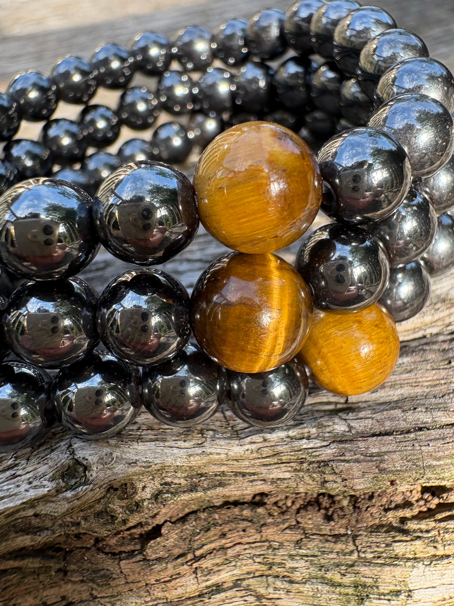 Magnetic Hematite and Tigers eye