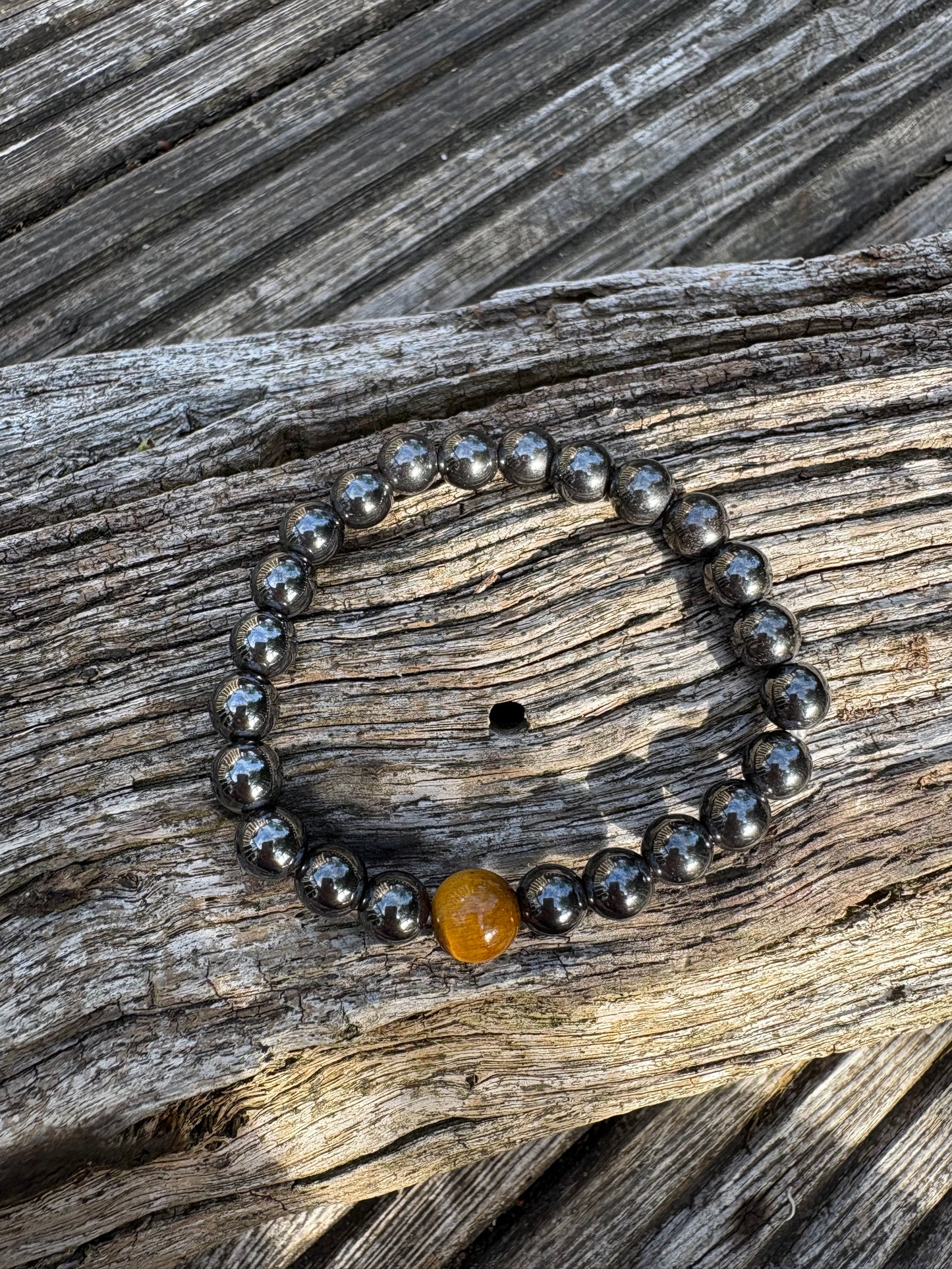 Magnetic Hematite and Tigers eye