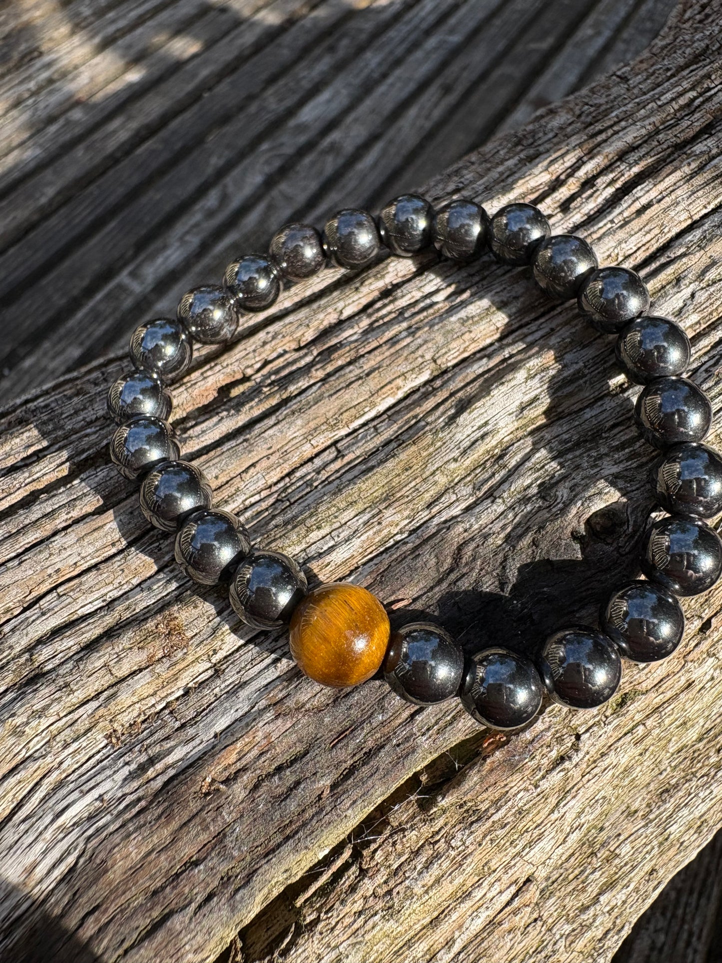 Magnetic Hematite and Tigers eye