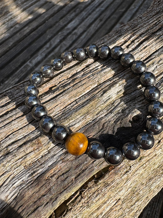 Magnetic Hematite and Tigers eye