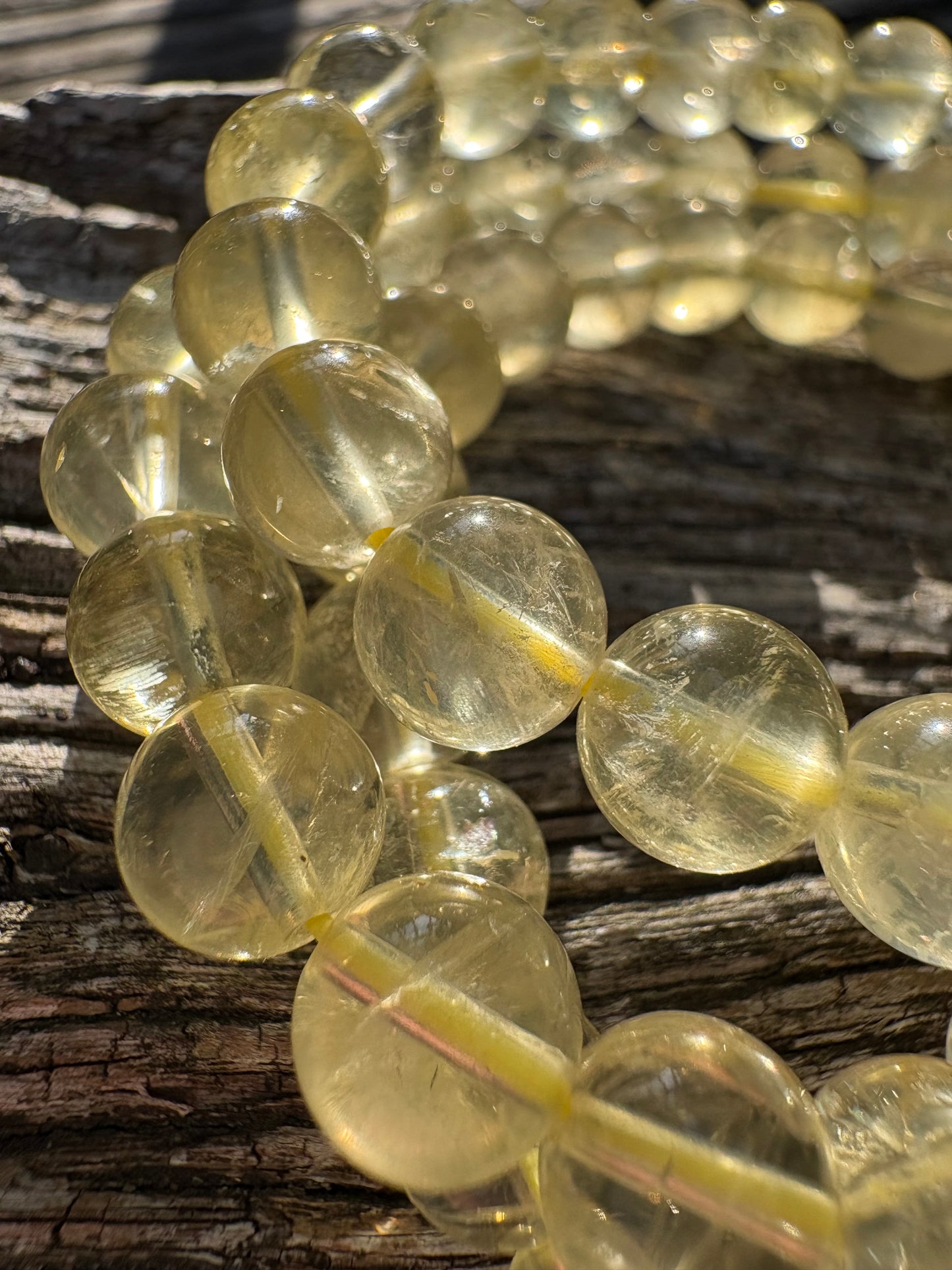 Lemon quartz bracelet