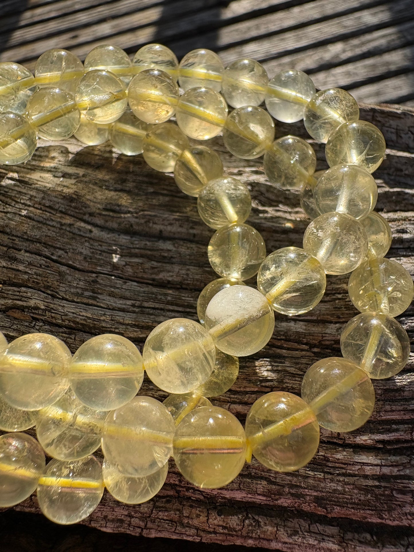 Lemon quartz bracelet