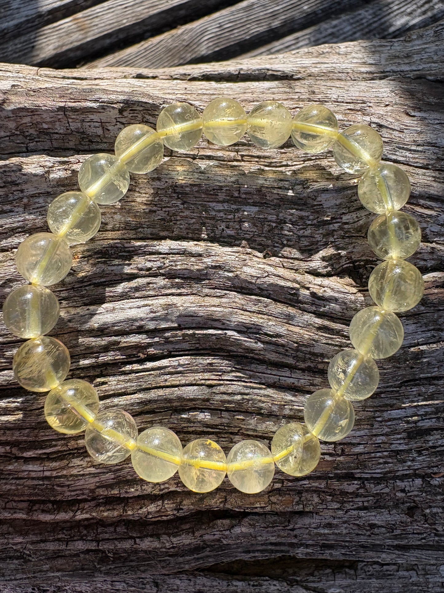 Lemon quartz bracelet