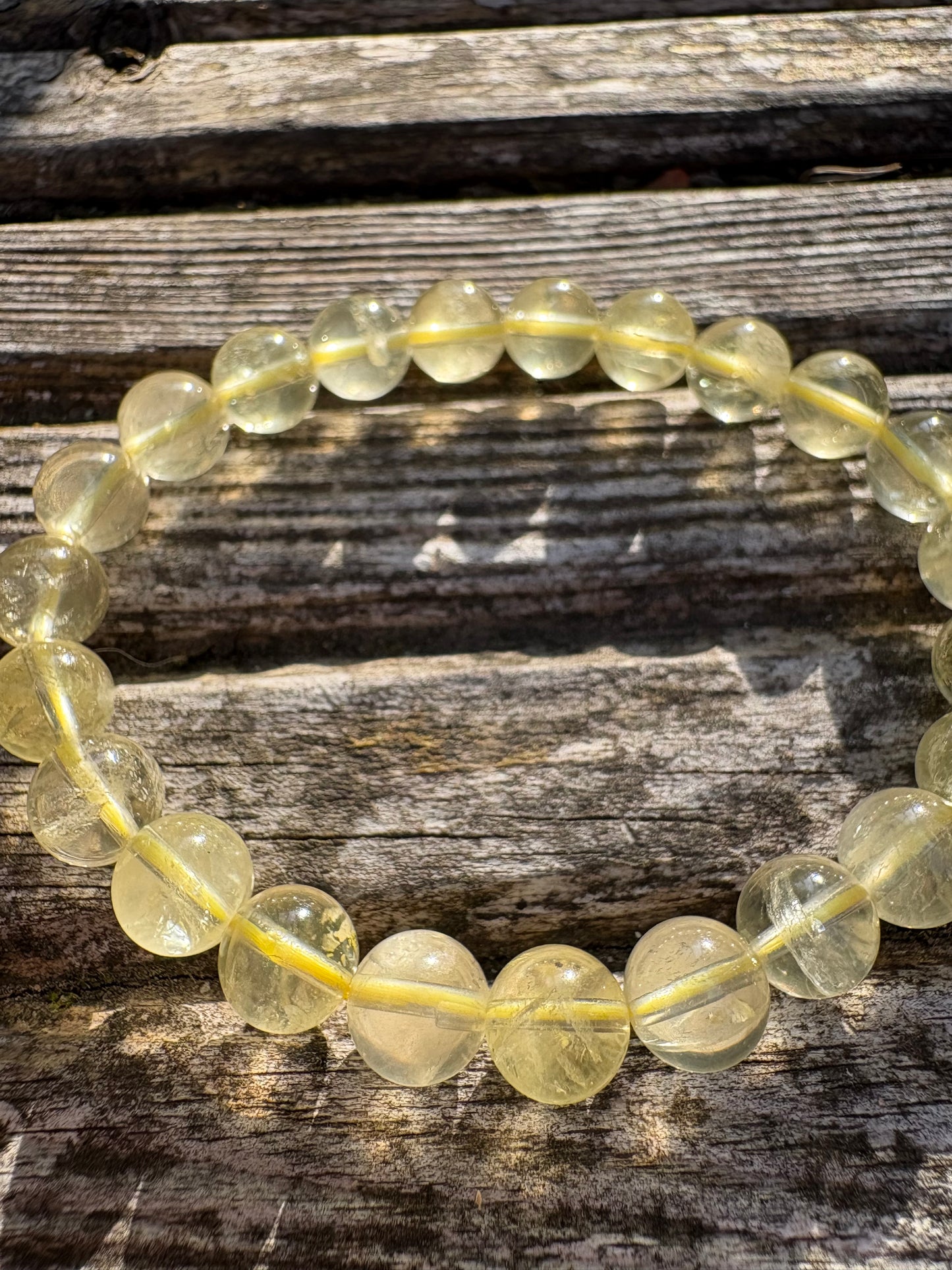 Lemon quartz bracelet