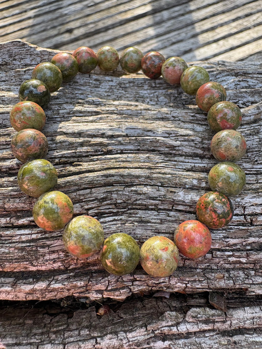 Unakite bracelet