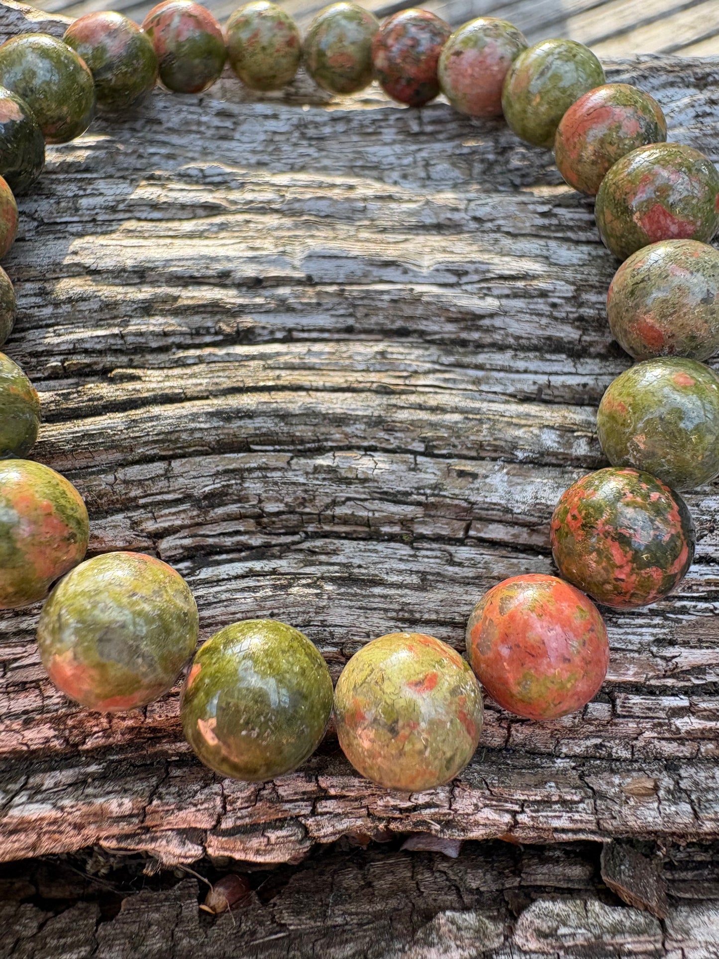 Unakite bracelet