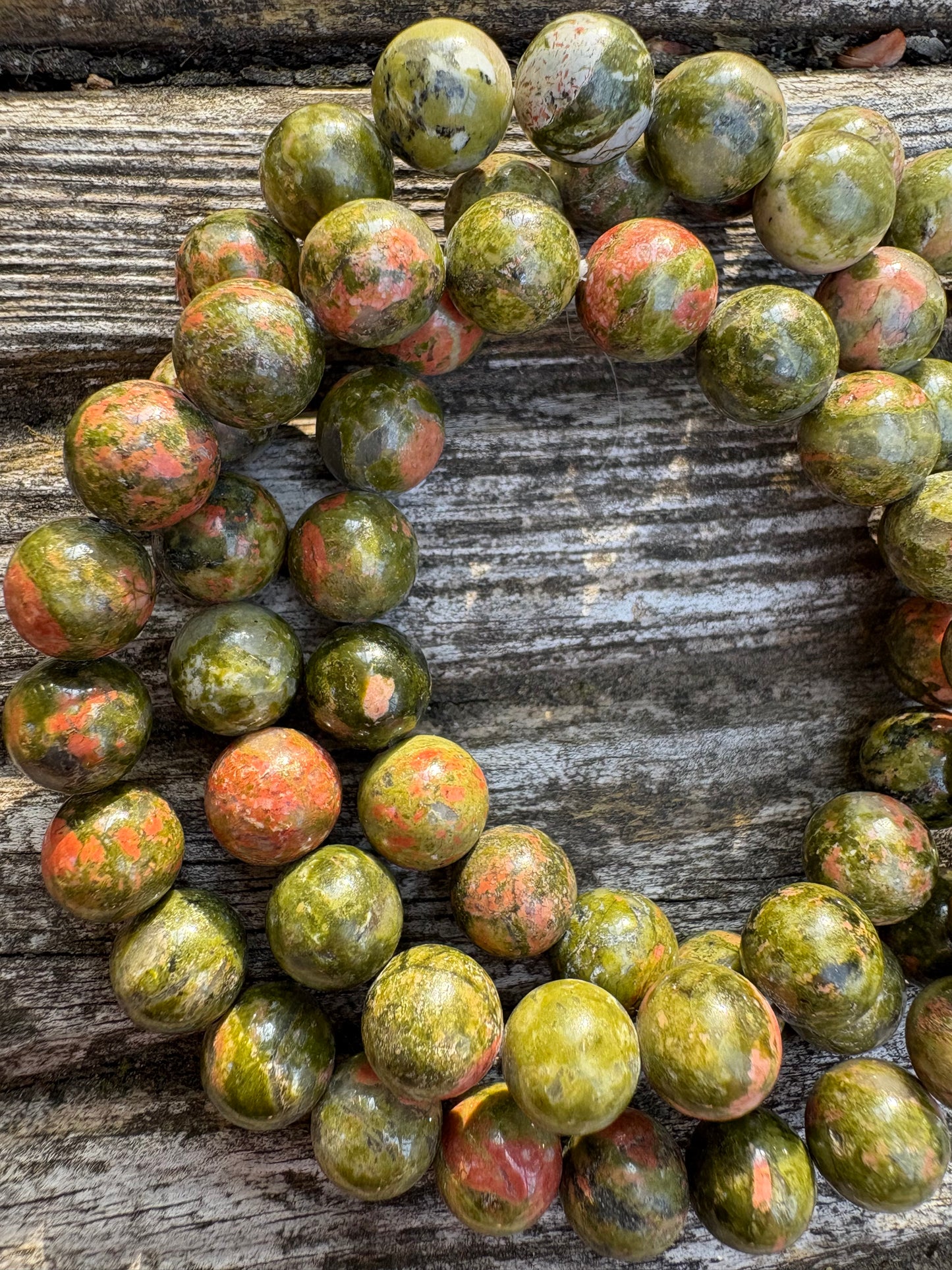 Unakite bracelet